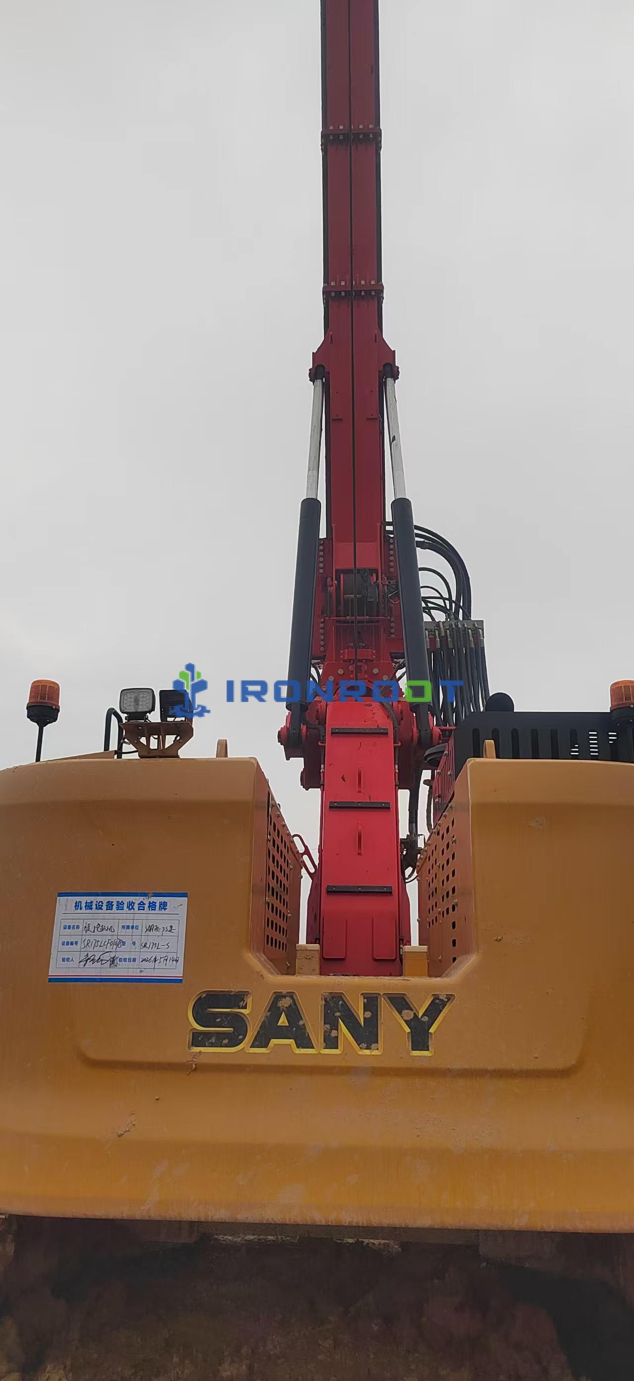 Vista 4 de Used SANY SR175 Rotary Drilling Rig for Sale | 2025 | Only 400 Working Hours | Excellent Condition