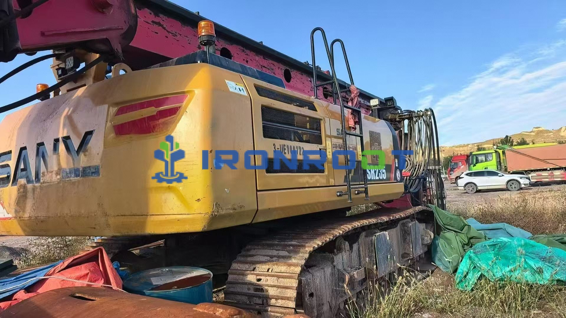 Used SANY SR205 Rotary Drilling Rig for Sale | 2019 | 3,500 Hours | 406 mm 4-Section 14 m Interlocking Kelly Bar