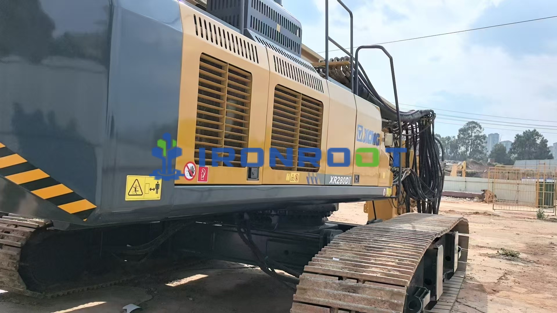 Vista 3 de Used XCMG XR280D Rotary Drilling Rig for Sale | 2020 | Original Wire Rope Crowd System