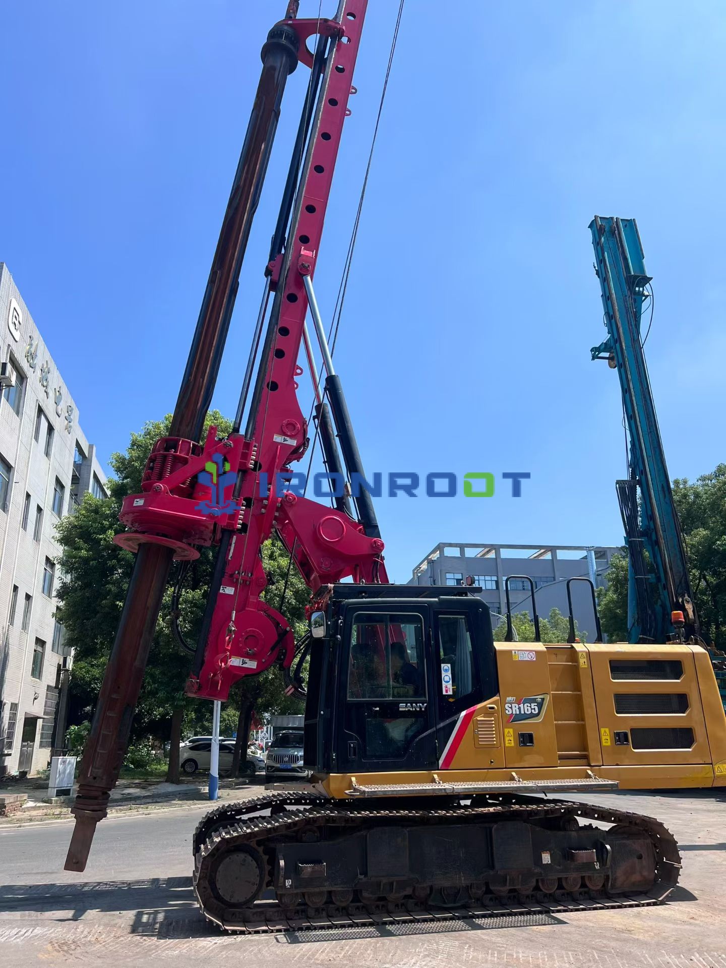 Vista 8 de Used SANY SR165 Rotary Drilling Rig for Sale | 2022 | 1,825 Hours | 44m Interlocking Kelly Bar | Excellent Original Condition