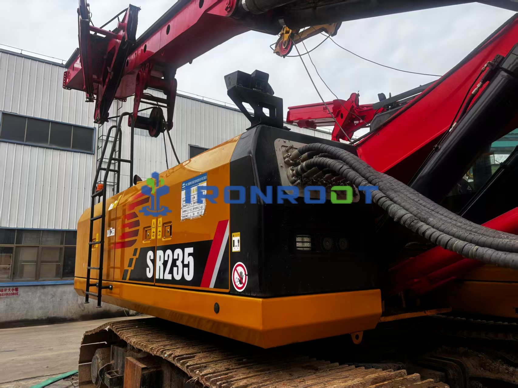 Used SANY SR235 Rotary Drilling Rig for Sale | 2022 | Only 1,800 Working Hours | 445 mm 4-Section 15 m Interlocking Kelly Bar