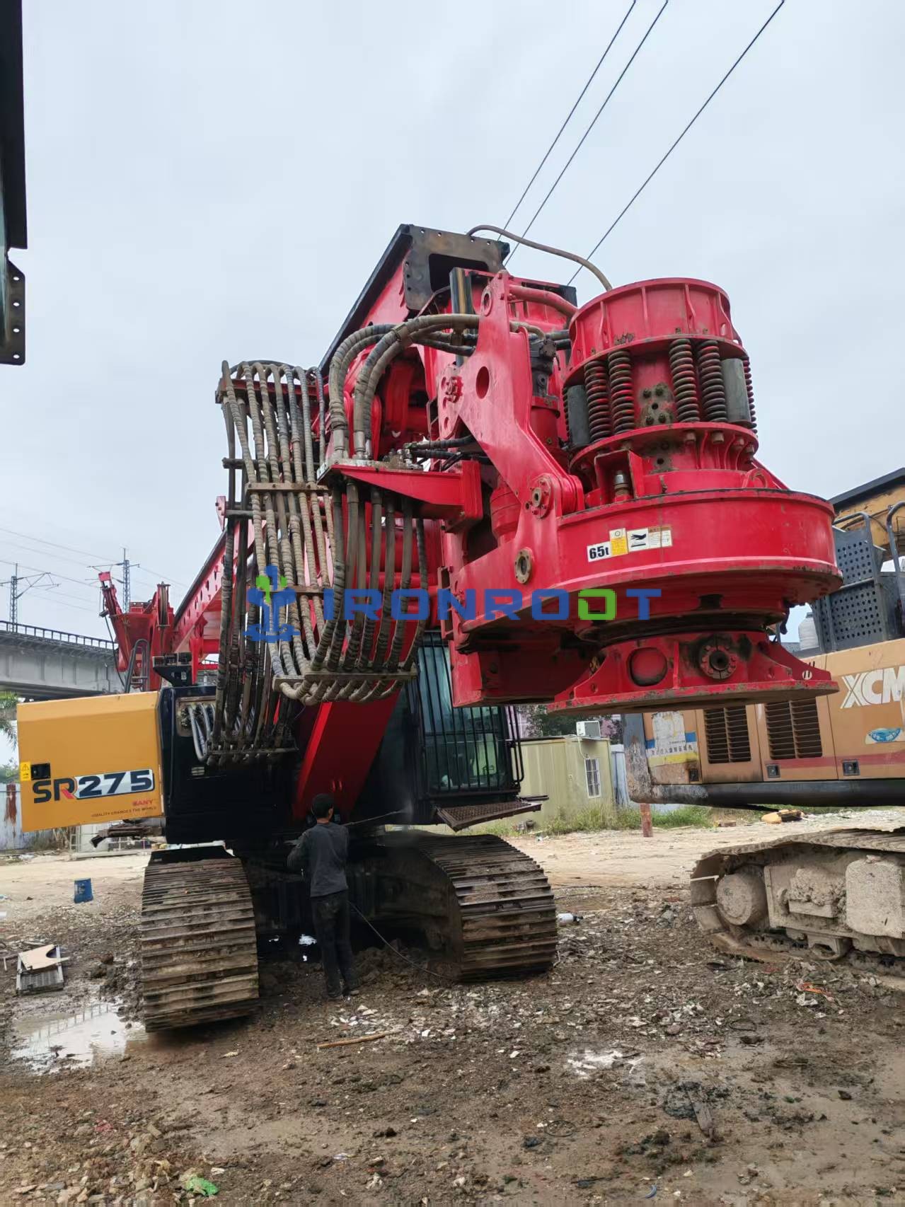 Vista 5 de Used SANY SR275 Rotary Drilling Rig for Sale | 2023 | China IV Emission | 2,000+ Working Hours