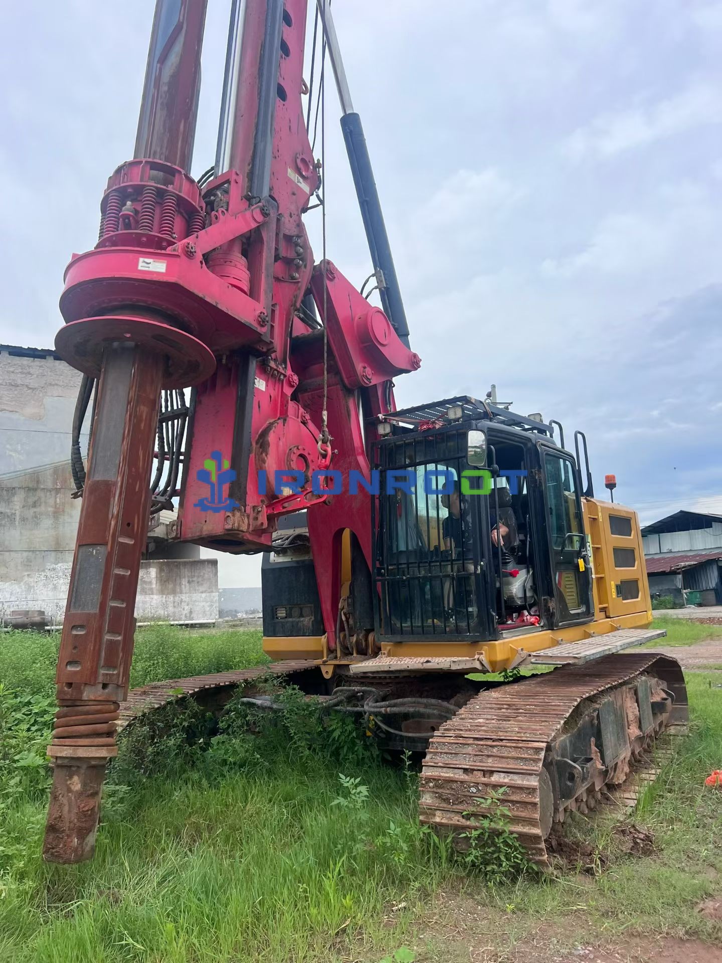 Vista 7 de Used SANY SR165 Rotary Drilling Rig for Sale | 2022 | 1,825 Hours | 44m Interlocking Kelly Bar | Original Paint