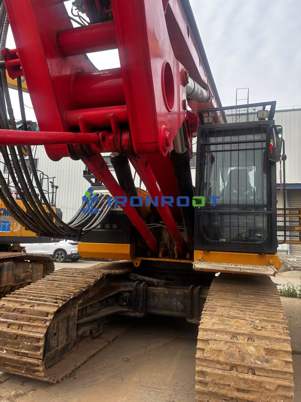 Vista 3 de Used SANY SR235 Rotary Drilling Rig for Sale | 2022 | Only 1,800 Working Hours | 445 mm 4-Section 15 m Interlocking Kelly Bar