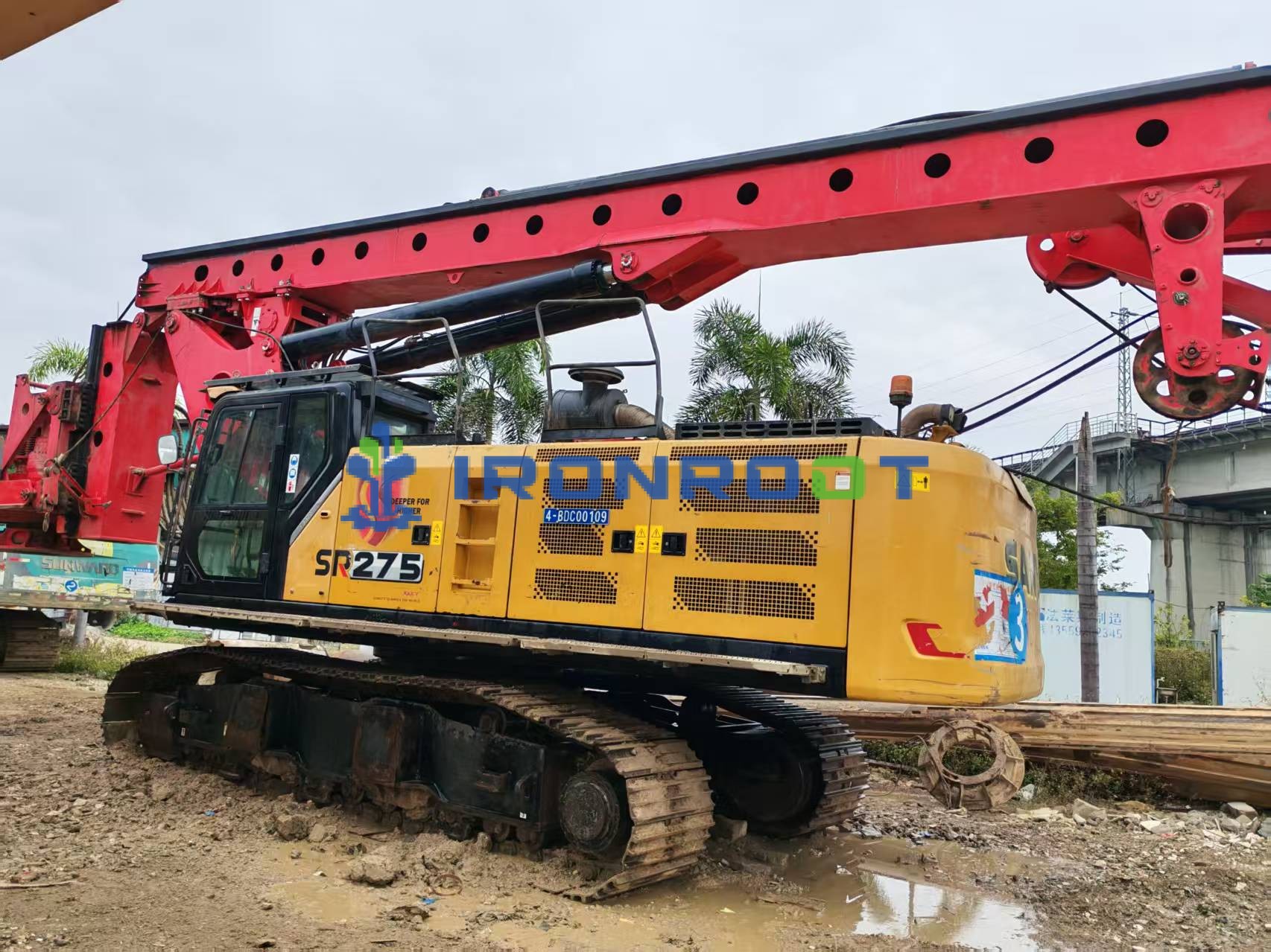Used SANY SR275 Rotary Drilling Rig for Sale | 2023 | China IV Emission | 2,000+ Working Hours