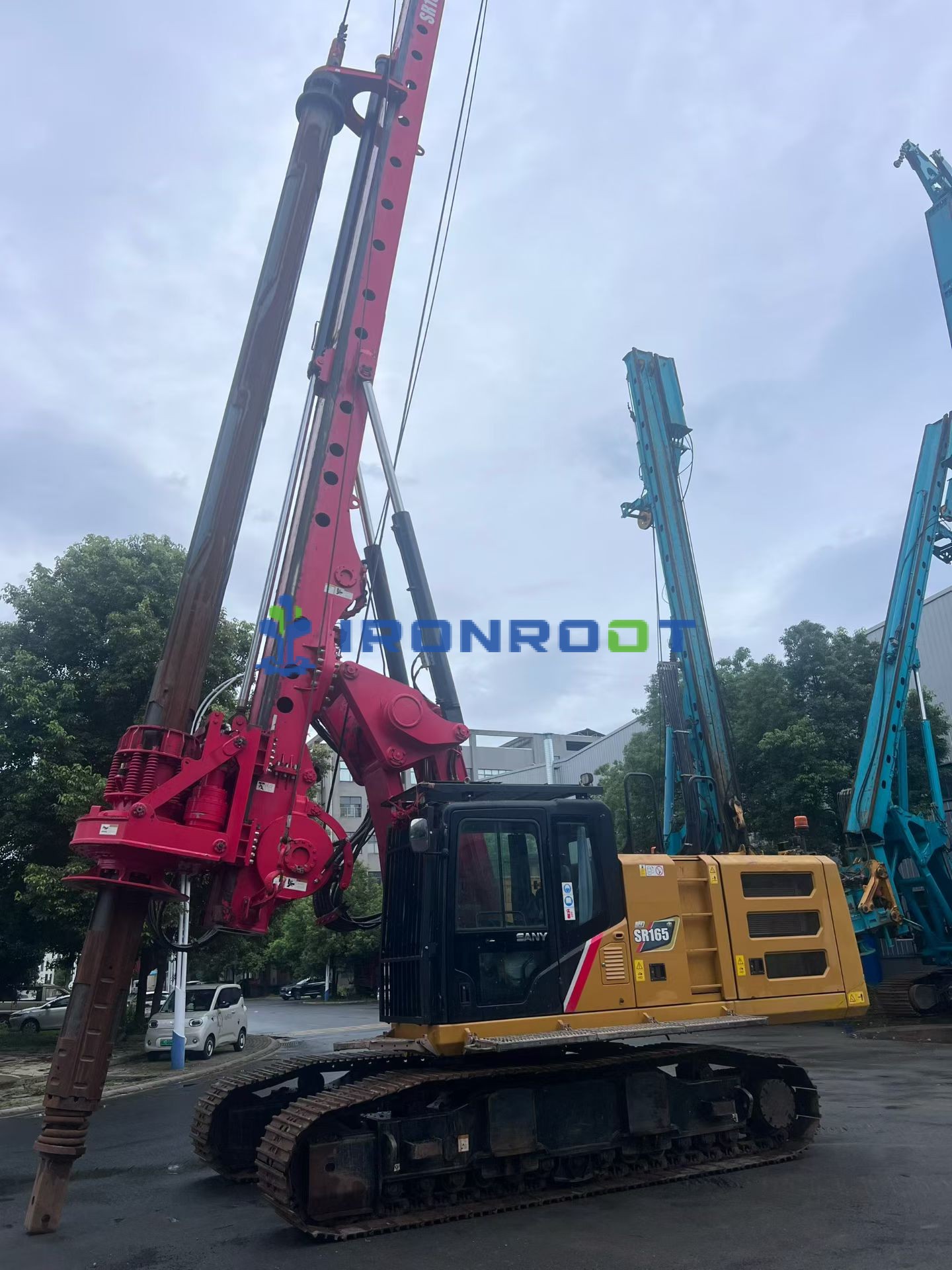 Used SANY SR165 Rotary Drilling Rig for Sale | 2022 | 1,825 Hours | 44m Interlocking Kelly Bar | Excellent Original Condition
