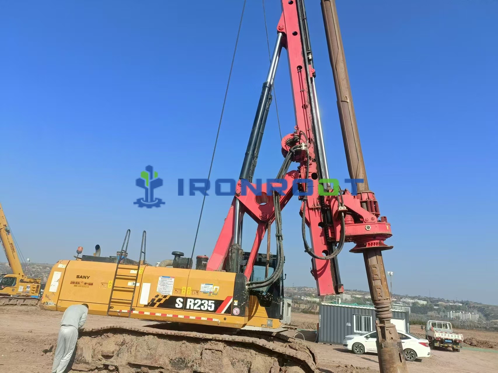 Vista 2 de Used SANY SR235 Rotary Drilling Rig for Sale | 2019 | 2,200+ Working Hours | For Piling and Deep Foundation