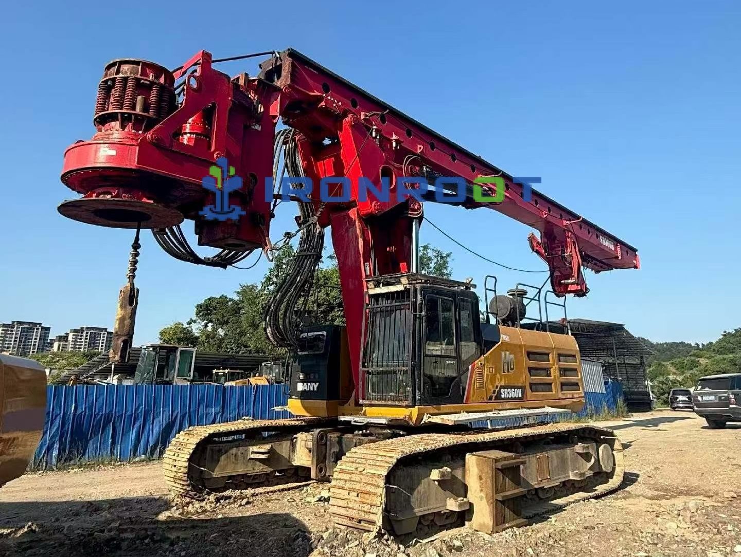 Used SANY SR360H Rotary Drilling Rig for Sale | 2019 | 5,000 Hours | 120T | Original SANY 5×30.4m Interlocking Kelly Bar