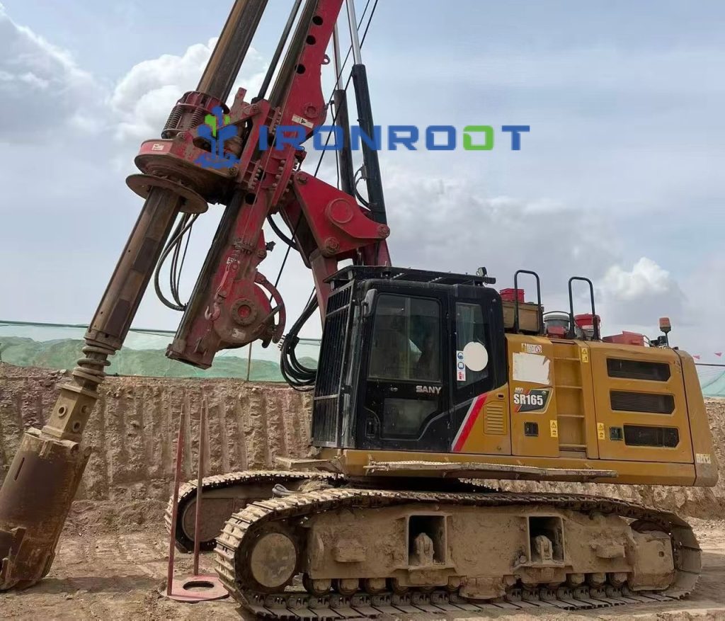 Used SANY SR165 Rotary Drilling Rig for Sale | 2021 | For Piling and Deep Foundation